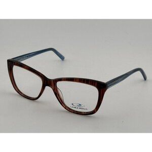 LINEA ROMA - CLASS 341 C1 52-16-140 Brown & Blue Glasses Frames